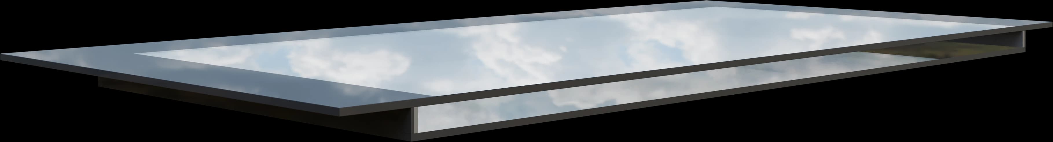 Daylight pouring through a Vant Glass roof light